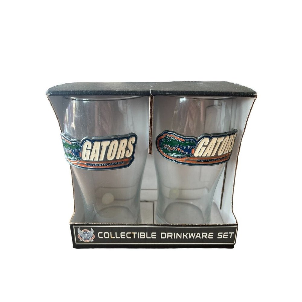 Collectible Drinkware set  (2) new Florida Gators